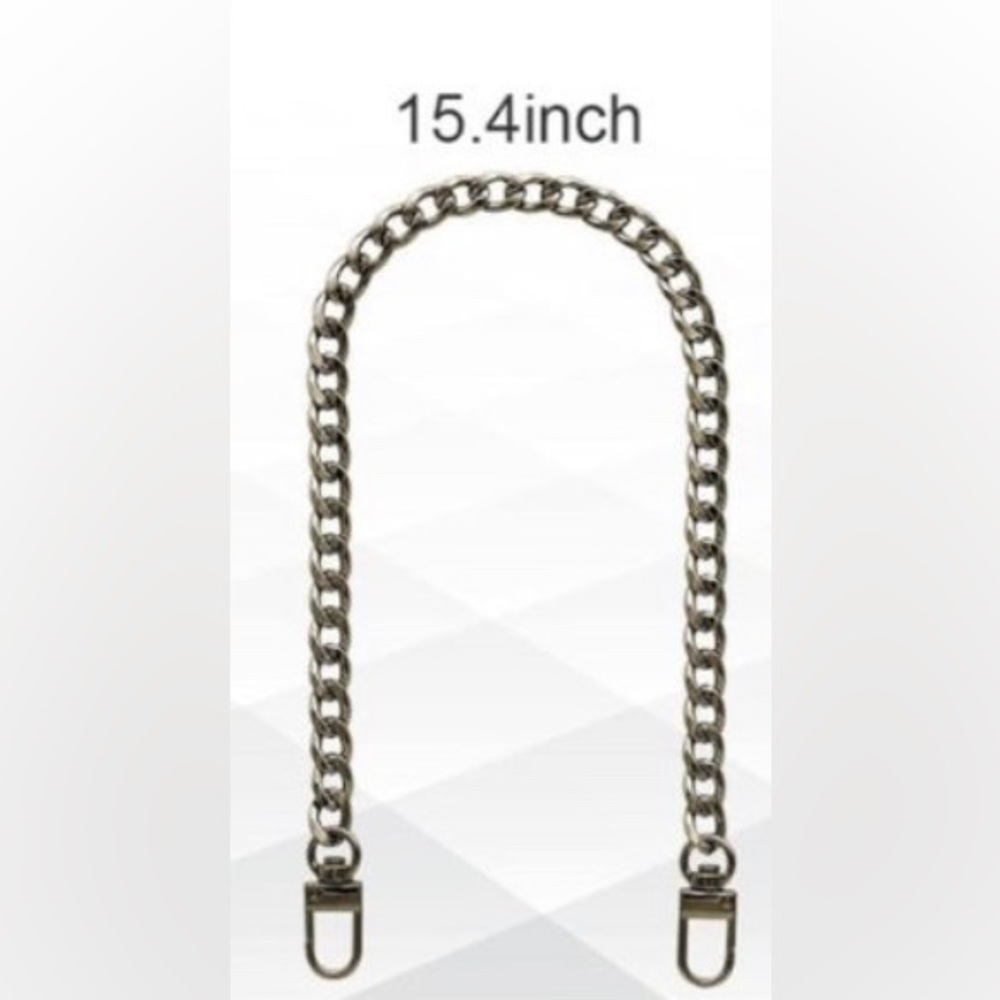 BRONZE TONED 15.4 INCH PURSE/NECKLACE CHAIN
